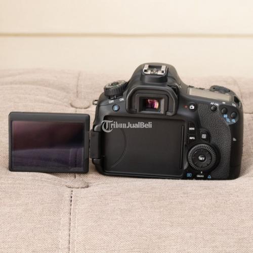  Kamera  DSLR Canon EOS 60D BO Murah Mulus Bonus Tas  dan 