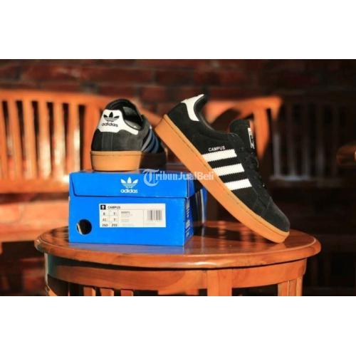  Sepatu  Adidas Campus Black White Baru Original Indo di 