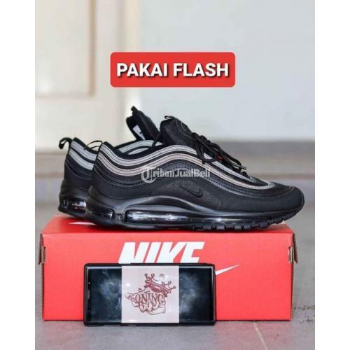  Sepatu  Nike  Airmax 97  Triple Black Harga  Rp 500K Kondisi 