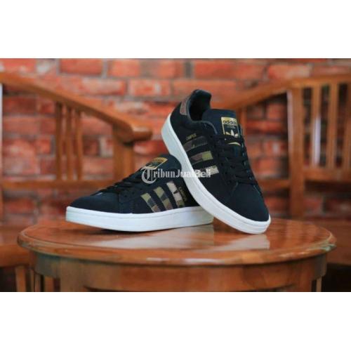  Sepatu  Sneakers Adidas Campus Black CAMO BNIB Original di 