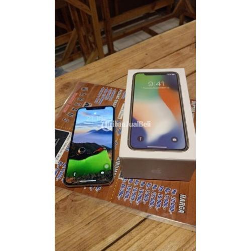 HP Bekas iPhone X 256GB Fullset Like New Mulus    Ex Inter