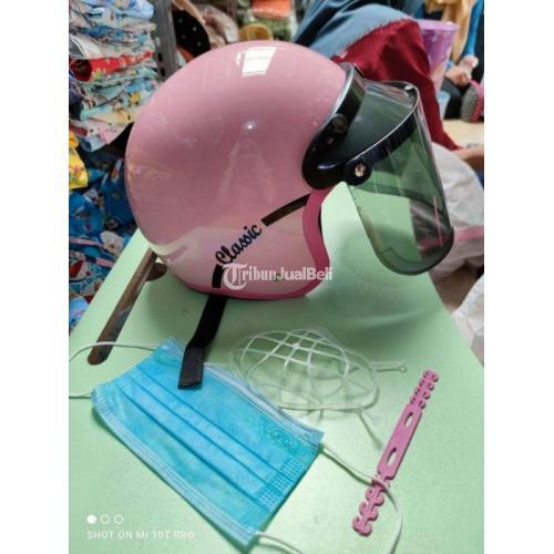 Helm Bogo Sni Wanita Baru Warna Patel Bisa Pilih Kaca Datar Cembung Di Malang Tribunjualbeli Com