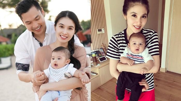 Masih Umur 4 Bulan Putra Sandra  Dewi  Sudah Jadi Selebgram 