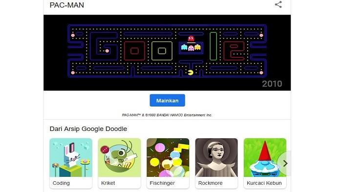  Bosen di Rumah  Aja Mainkan 3 Game Google Doodle Populer 