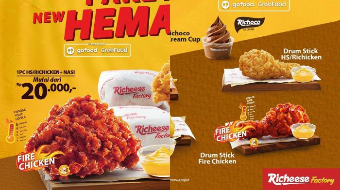 Promo Richeese Paket Ayam Cuma Rp 20 Ribuan untuk Periode 2-6 April